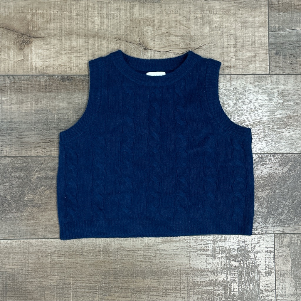 Sablyn Cashmere Daryl Knit Vest Nwt